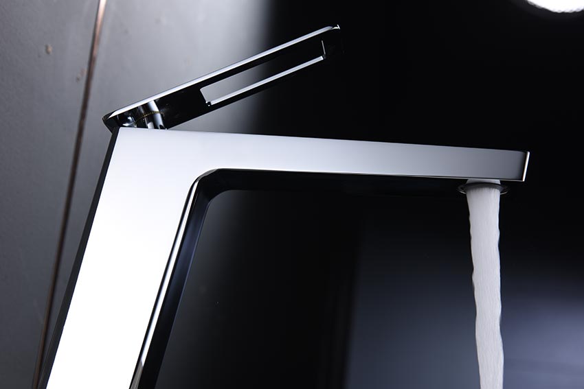 Imex Sweden chrome single-lever basin mixer taps