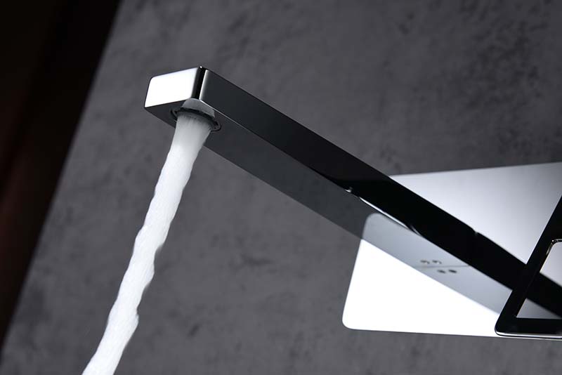 Built-in chrome washbasin taps Sweden by Imex
