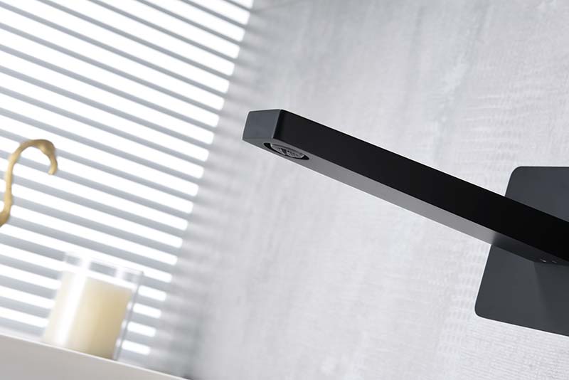 Imex Sweden black gold built-in sink faucet