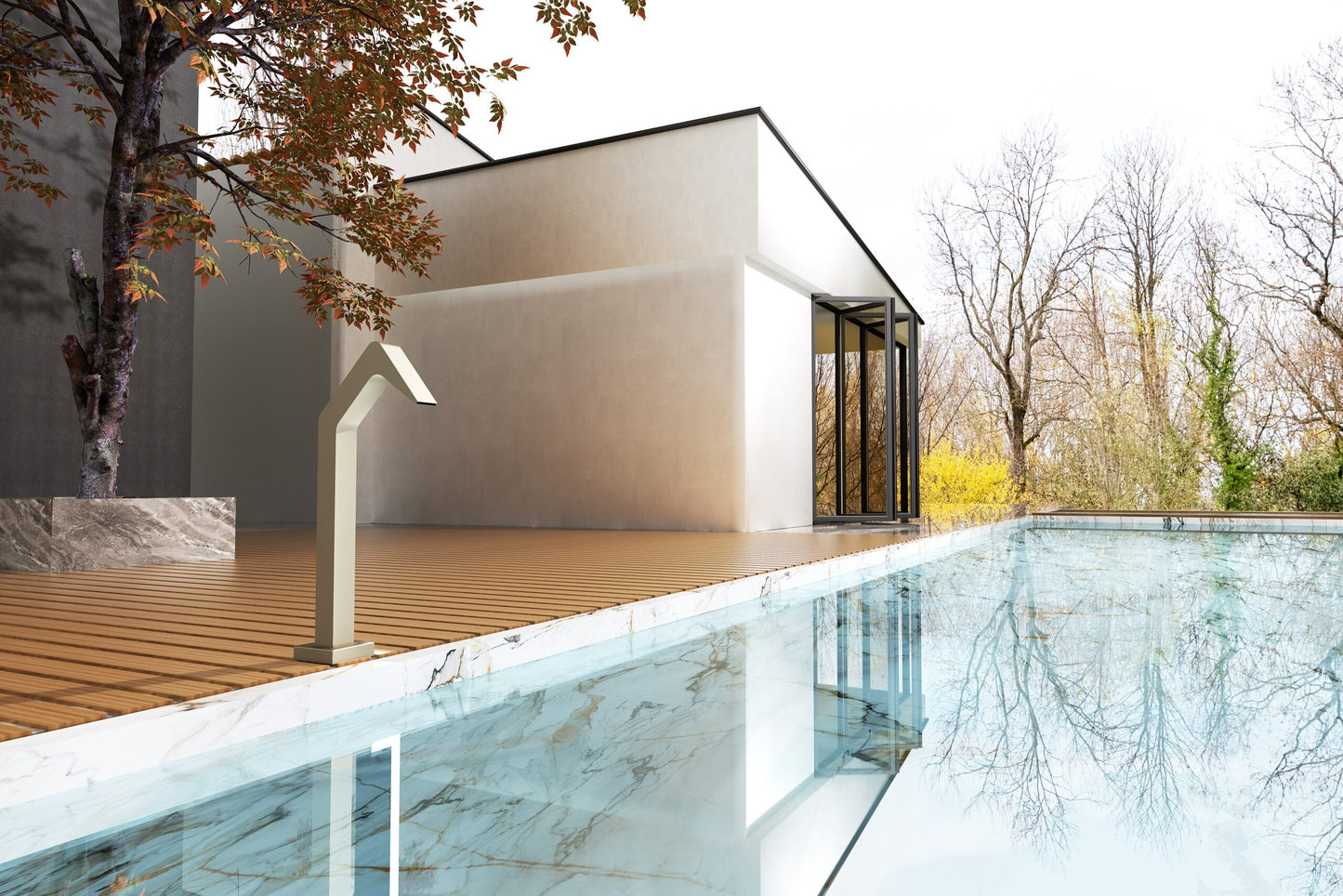Cascada Piscina Acero Inox S.316 Serie Niagara | Moka – Poolimex