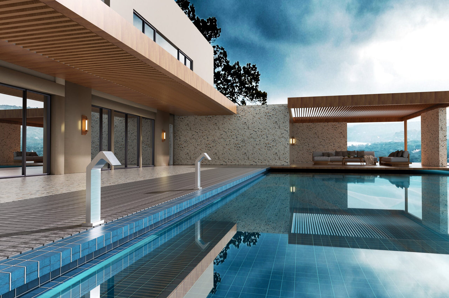 Cascade Grande de Piscine Niagara Acier Inox 316 | Poolimex