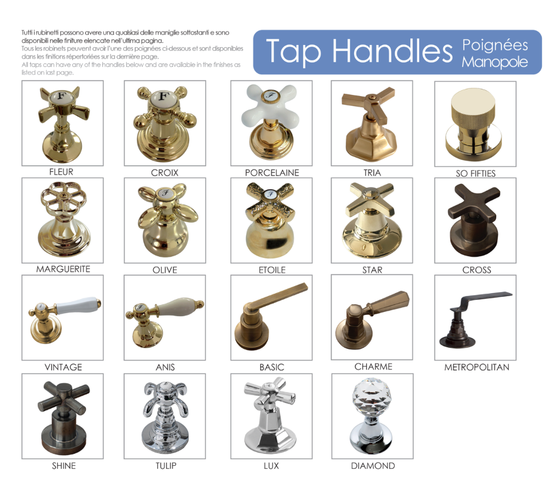 Freestanding Bathtub Faucet RV111 Fifties Vintage | Premium Brass Balneo Toscia