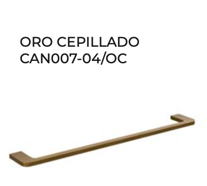 Toallero 50cm Nova | Acero Inox 304 | 6 Acabados | Medimex