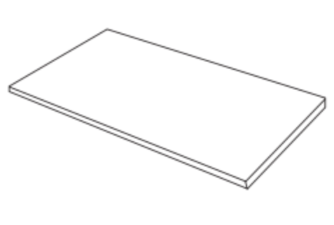 Walnut wood top for Kimono bathroom furniture by Maderó Atelier