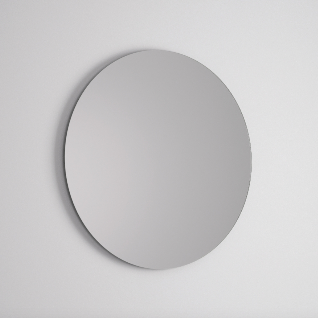 Round smooth mirror by Maderó Atelier