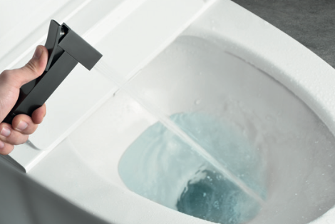 Grifería bidet empotrada Irlanda Black Gun metal de Imex