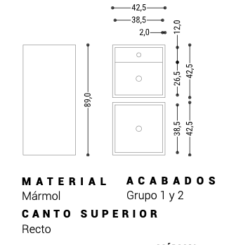 Monolith Marble Pedestal Sink by Maderó Atelier