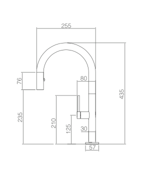 Imex Samoa chrome pull-out single-lever kitchen faucet