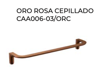 Toallero Aura Medimex 40-50cm - Acero Inoxidable Doble Fijación