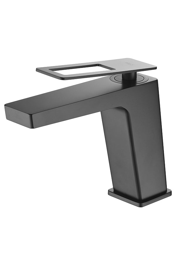 Imex Sweden matte black single-lever basin mixer taps