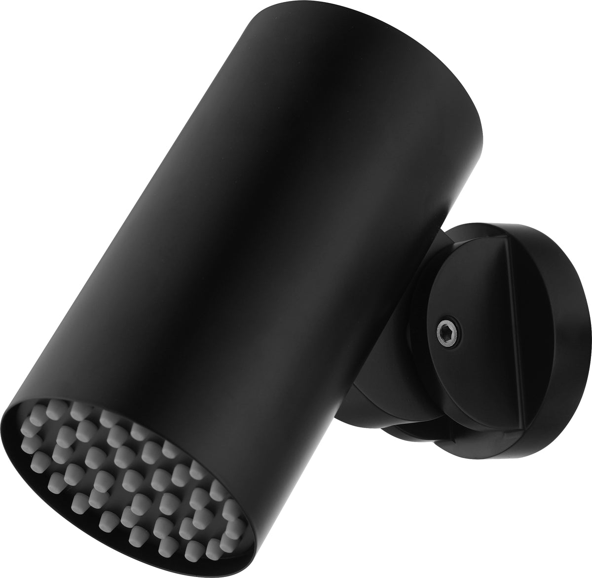 Rociador de pared redondo Tube negro mate | Imex