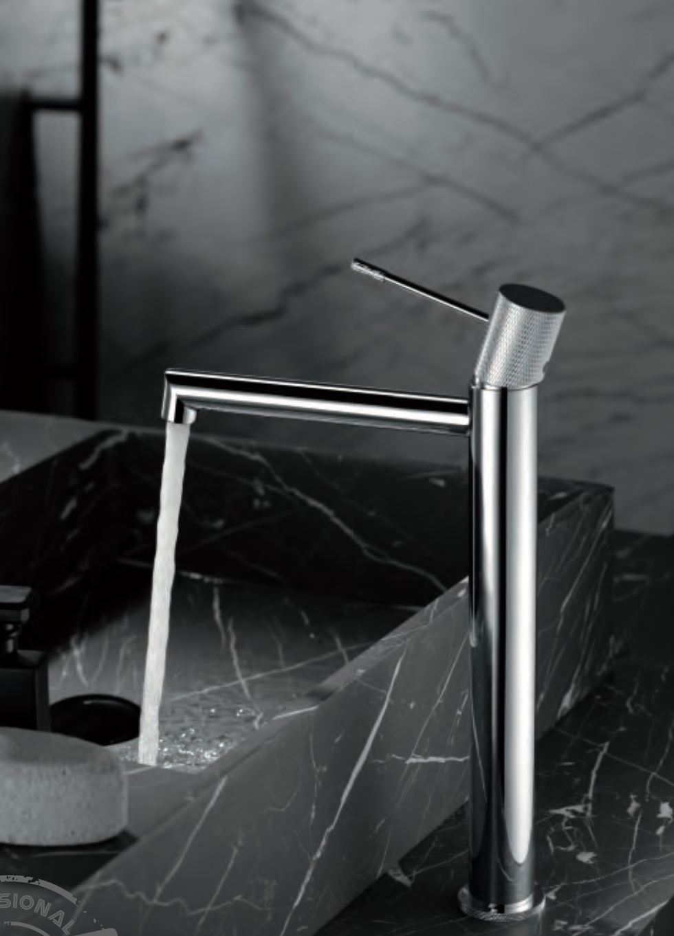 Imex Line tall chrome washbasin mixer taps