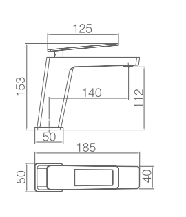 Imex Sweden black gold single-lever basin mixer taps