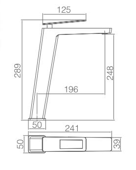 Imex Sweden black gold tall single-lever basin mixer taps