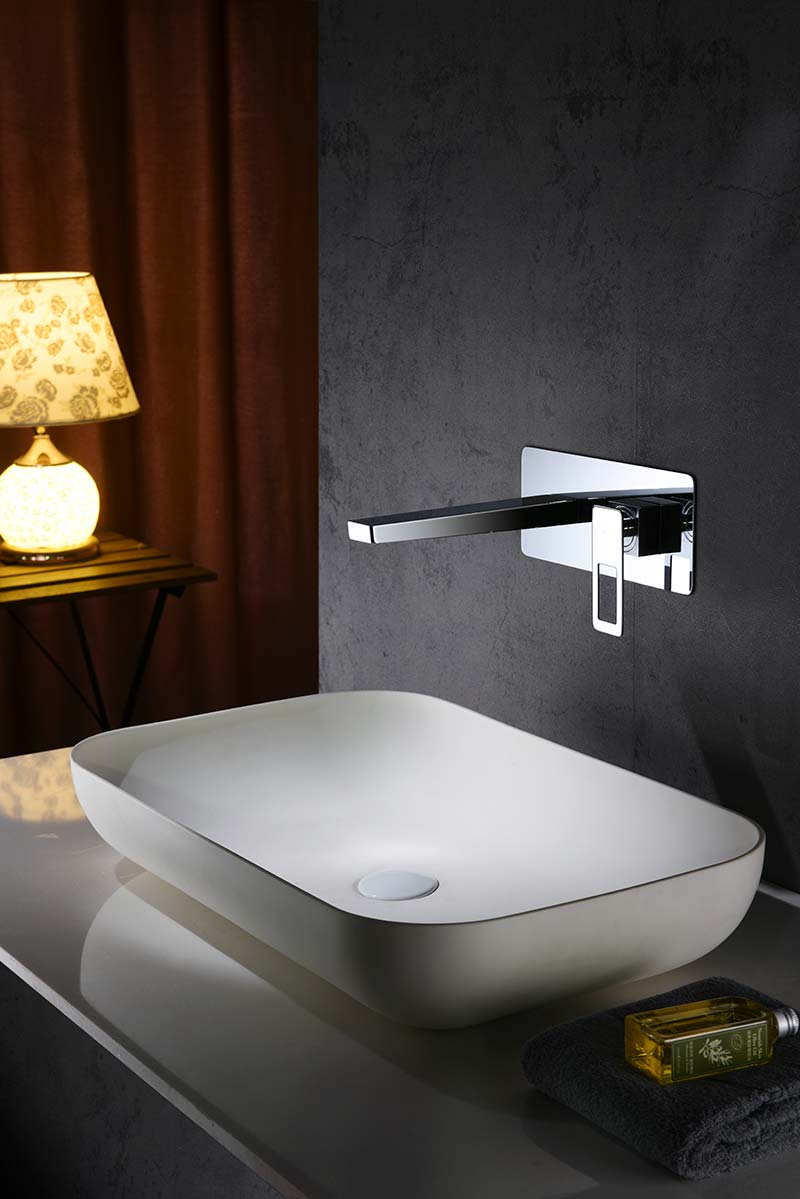 Built-in chrome washbasin taps Sweden by Imex 