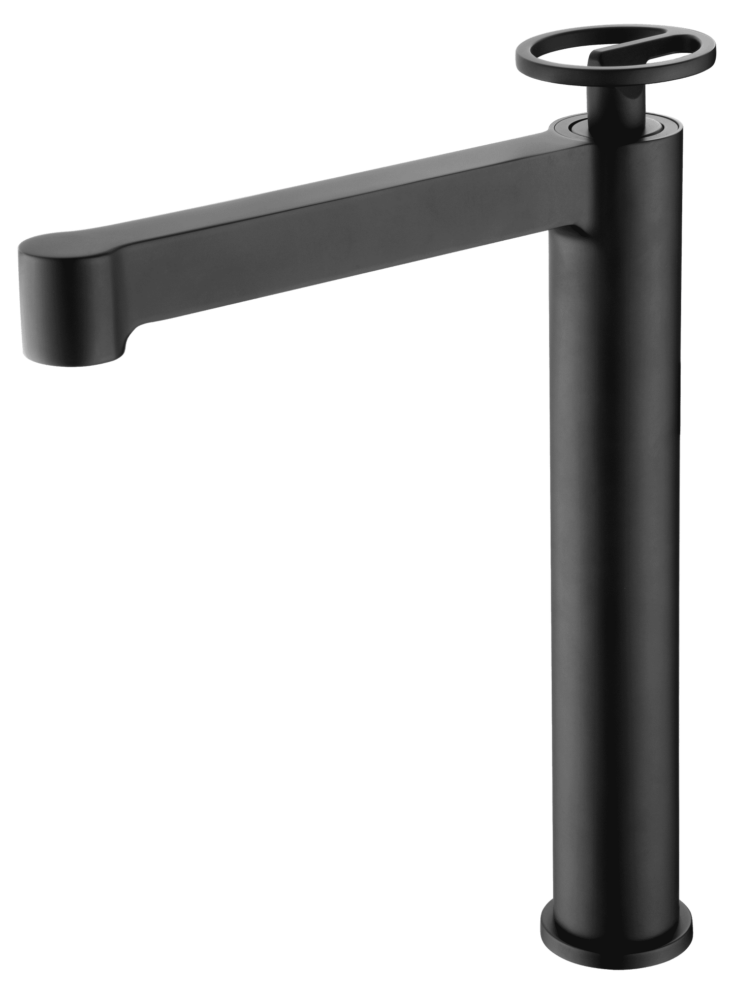 grifo lavabo alto Olimpo negro mate