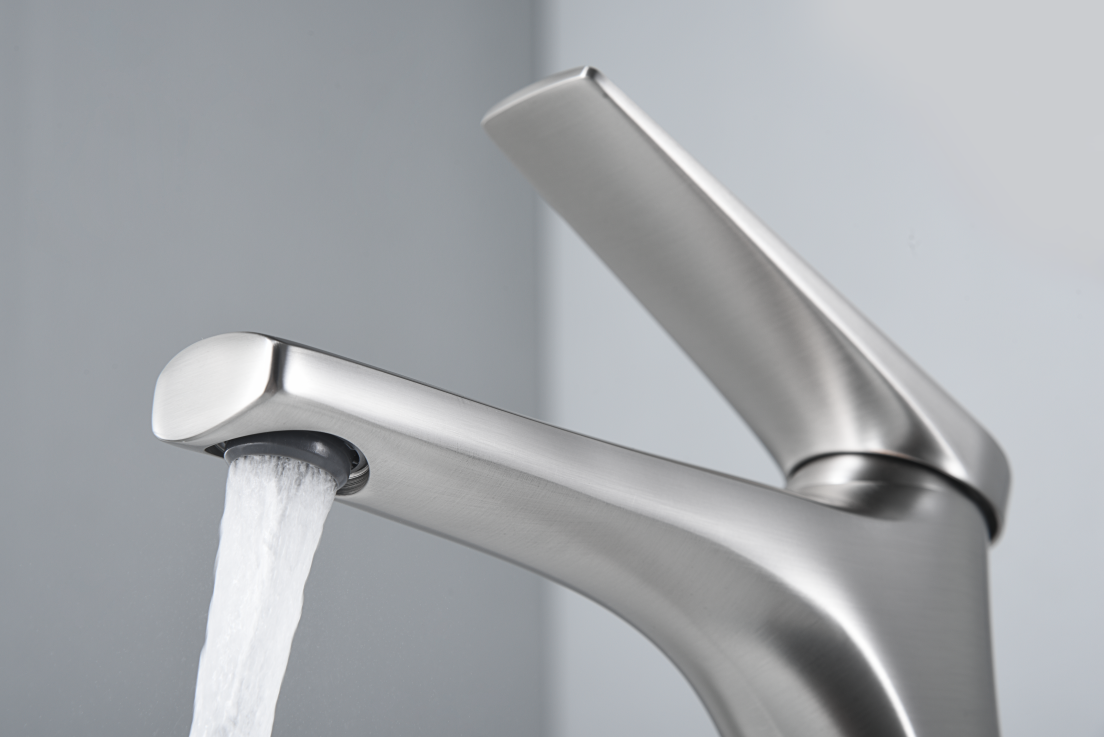 Imex Delos S.316 steel single-lever basin faucet 