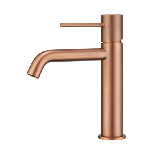 grifo lavabo monomando Monza oro rosa cepillado