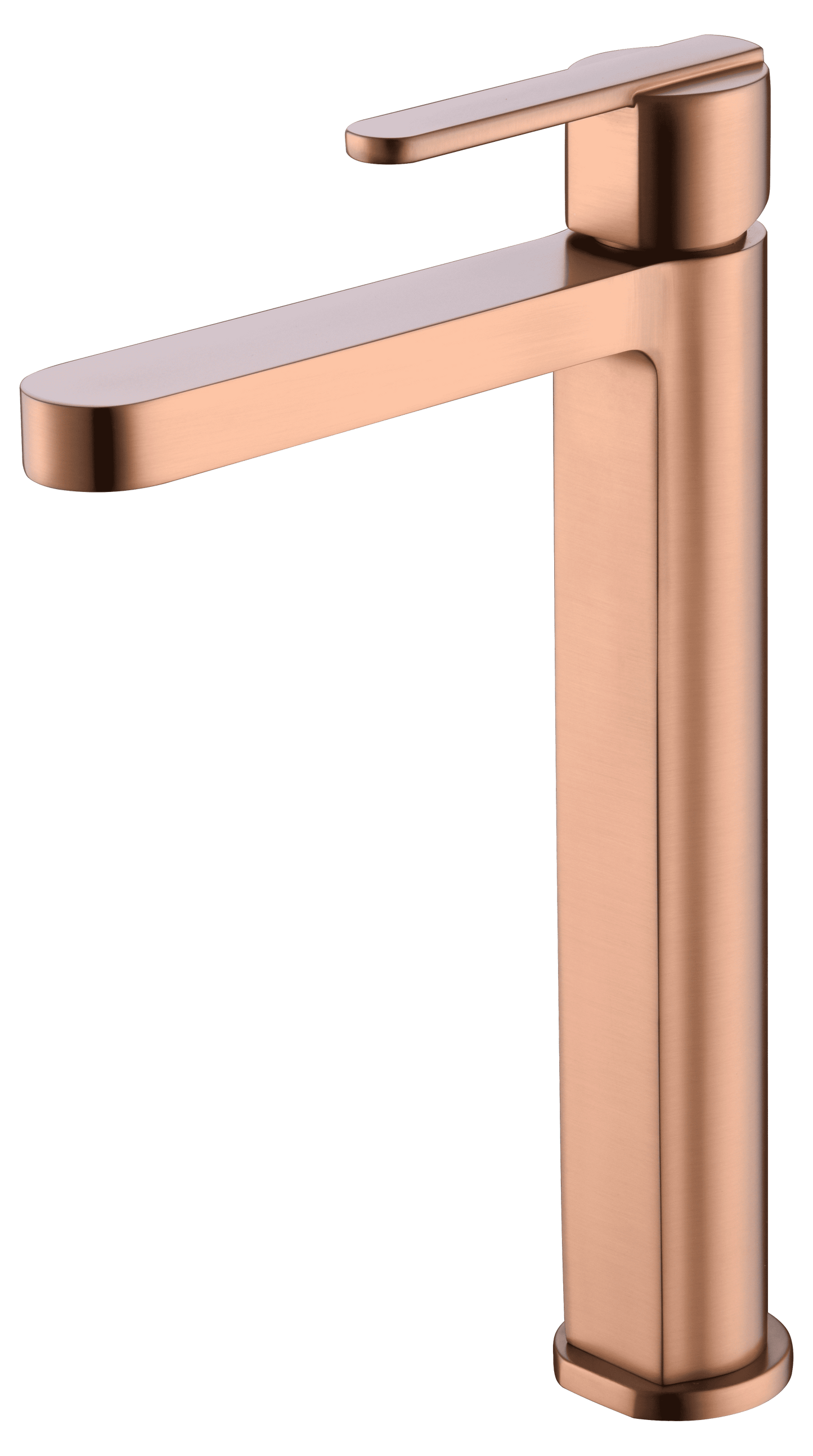 grifo lavabo alto Roma oro rosa cepillado