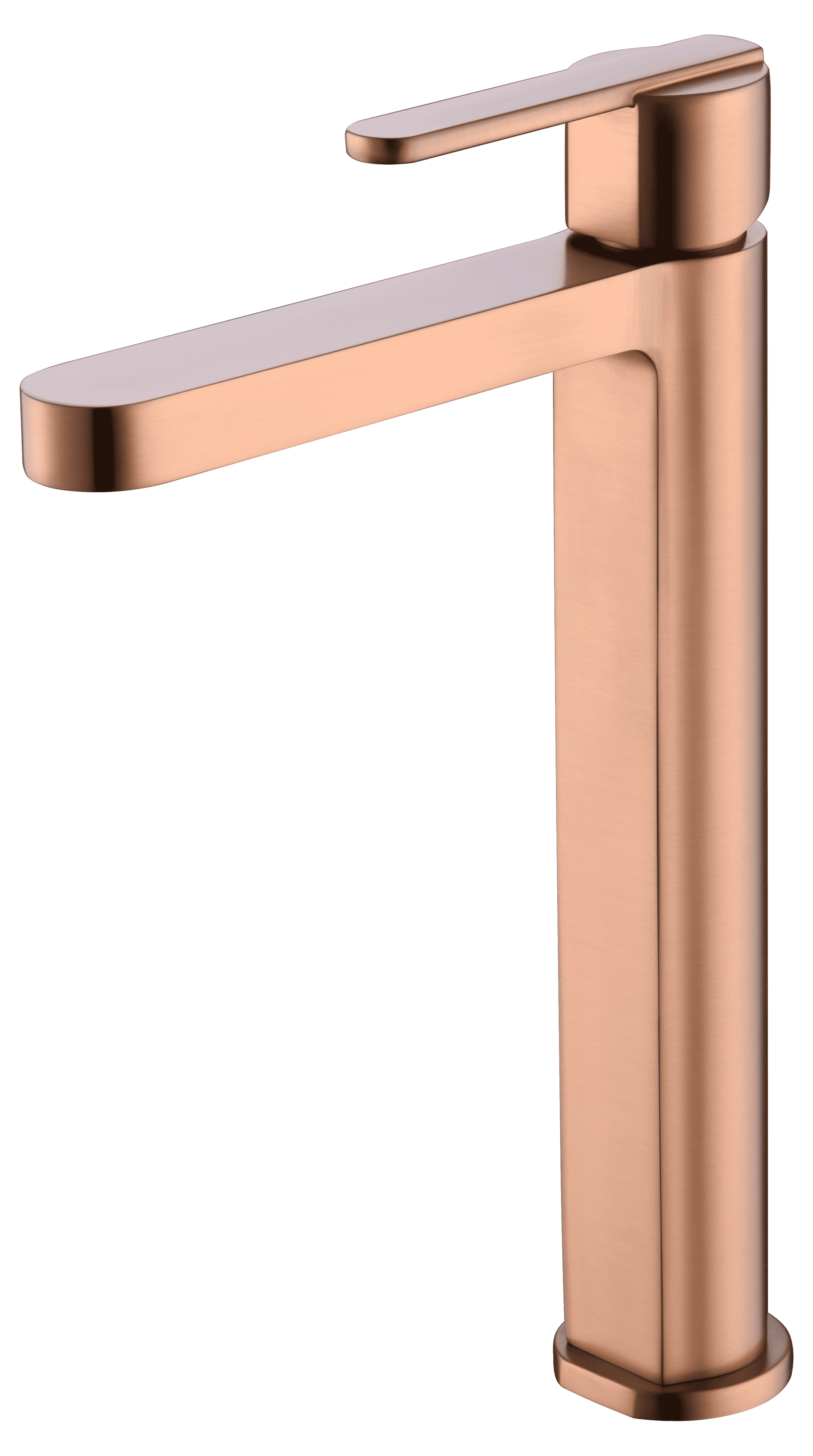 grifo lavabo alto Roma oro rosa cepillado