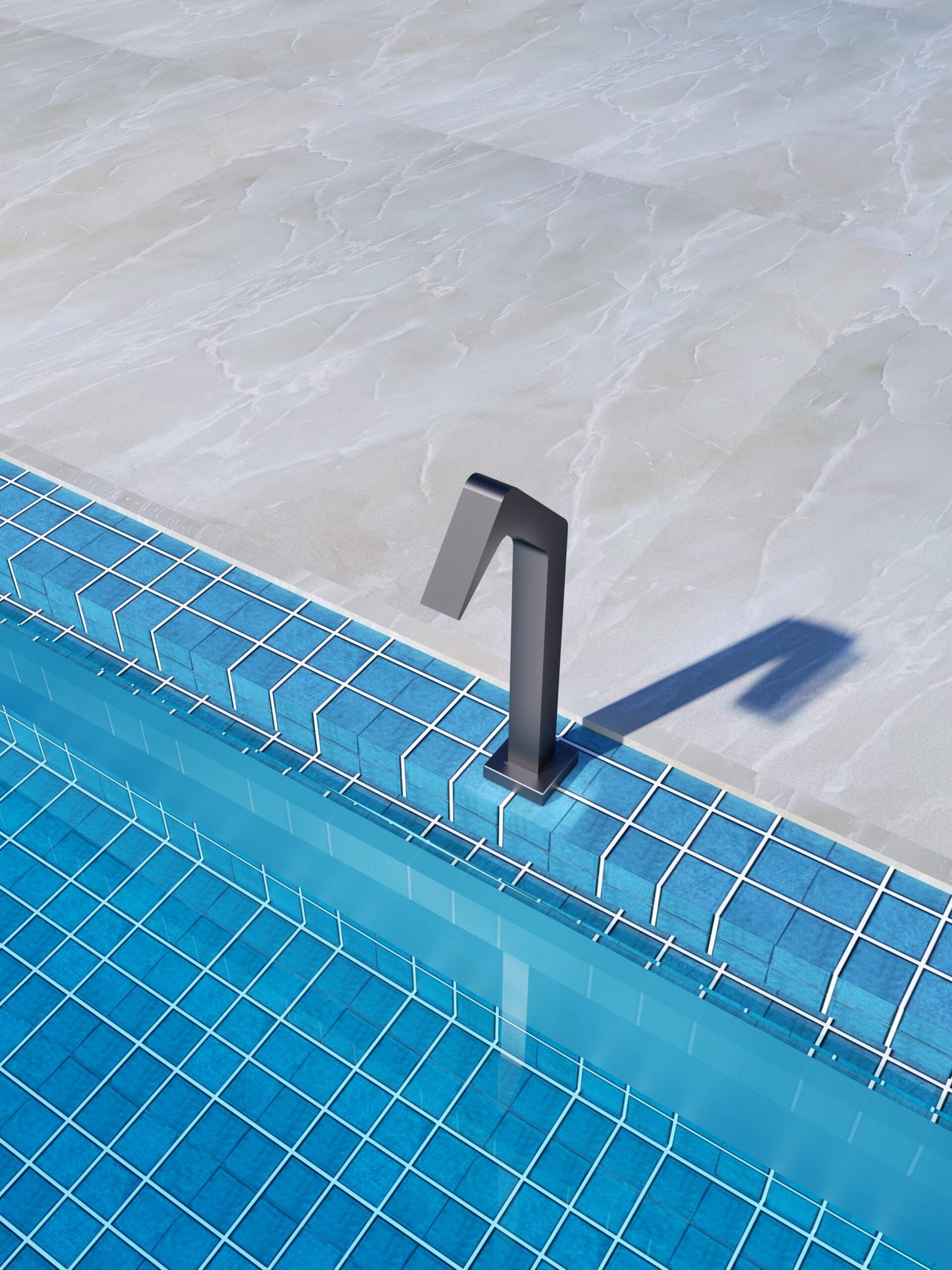 Cascada Piscina Acero Inox S.316 Serie Niagara | Gris Cobalto – Poolimex