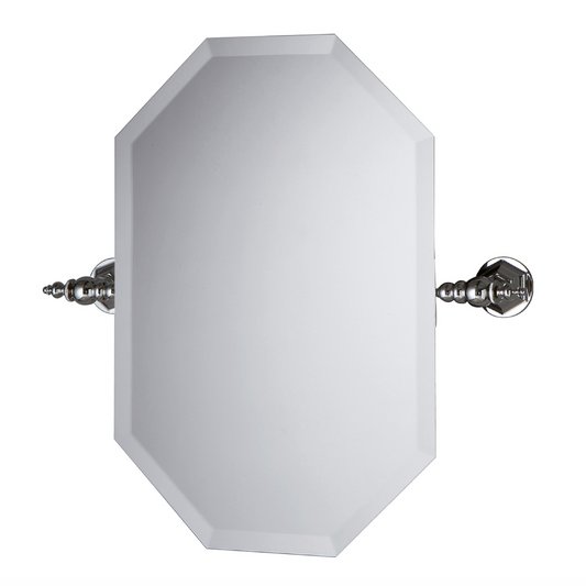 Vintage Style Octagonal Tilting Bathroom Mirror