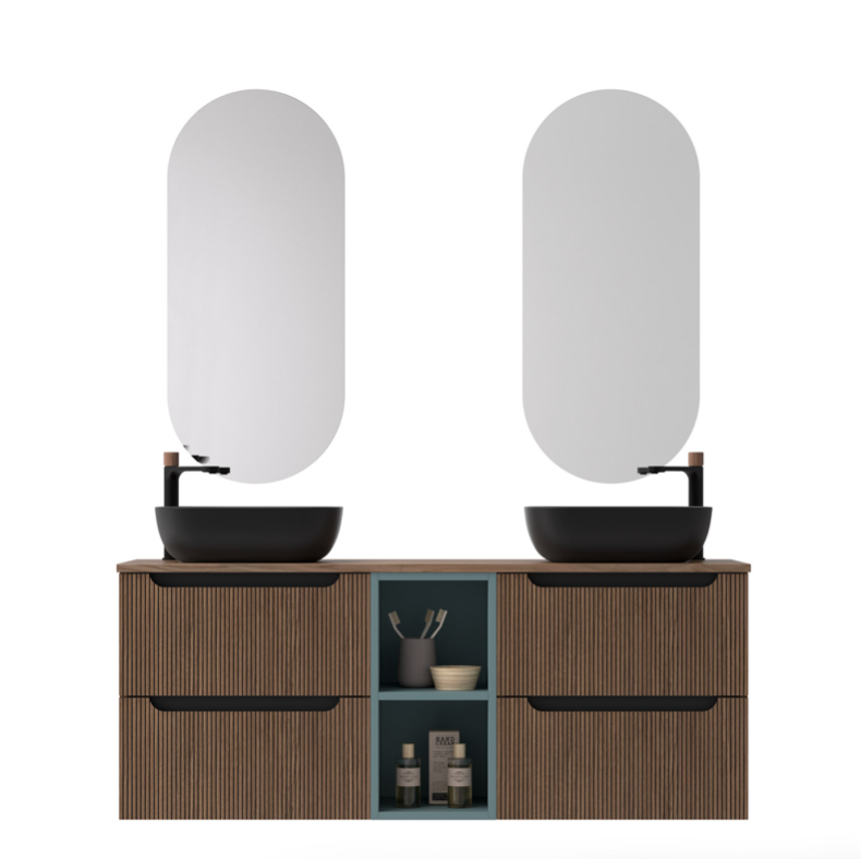 Espejo Capsula de Maderó Atelier