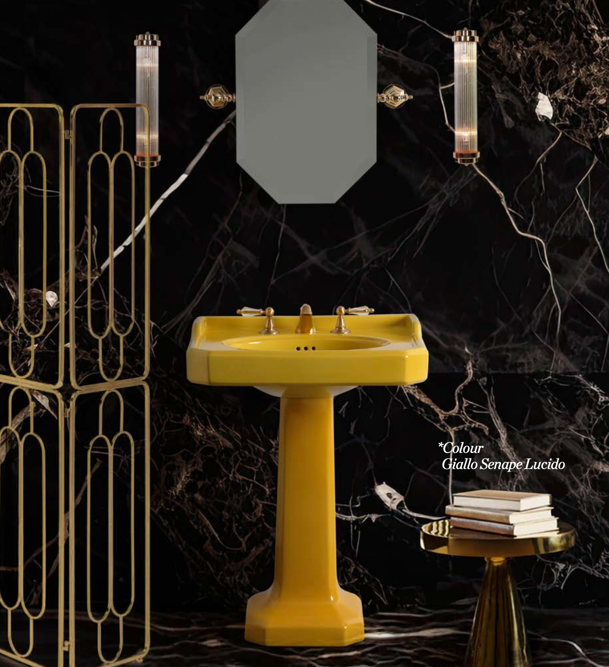 Petite vasque sur pied en céramique Provence 700 par Balneo Toscia Style classique