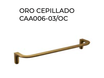 Toallero Aura Medimex 40-50cm - Acero Inoxidable Doble Fijación