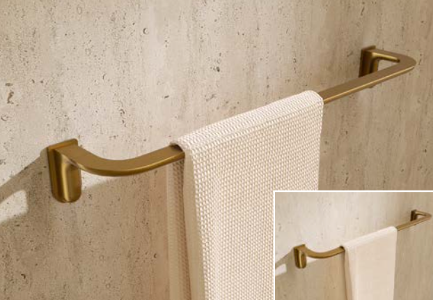 Toallero Aura Medimex 40-50cm - Acero Inoxidable Doble Fijación