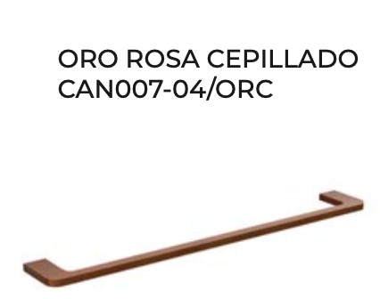 Toallero 50cm Nova | Acero Inox 304 | 6 Acabados | Medimex