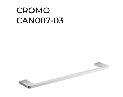 Toallero 40cm Nova | Acero Inox 304 | 6 Acabados | Medimex