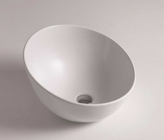 Lavabo Sobreencimera Bowl 5 Cerámica Redondo 41cm Alto - Balneo Toscia