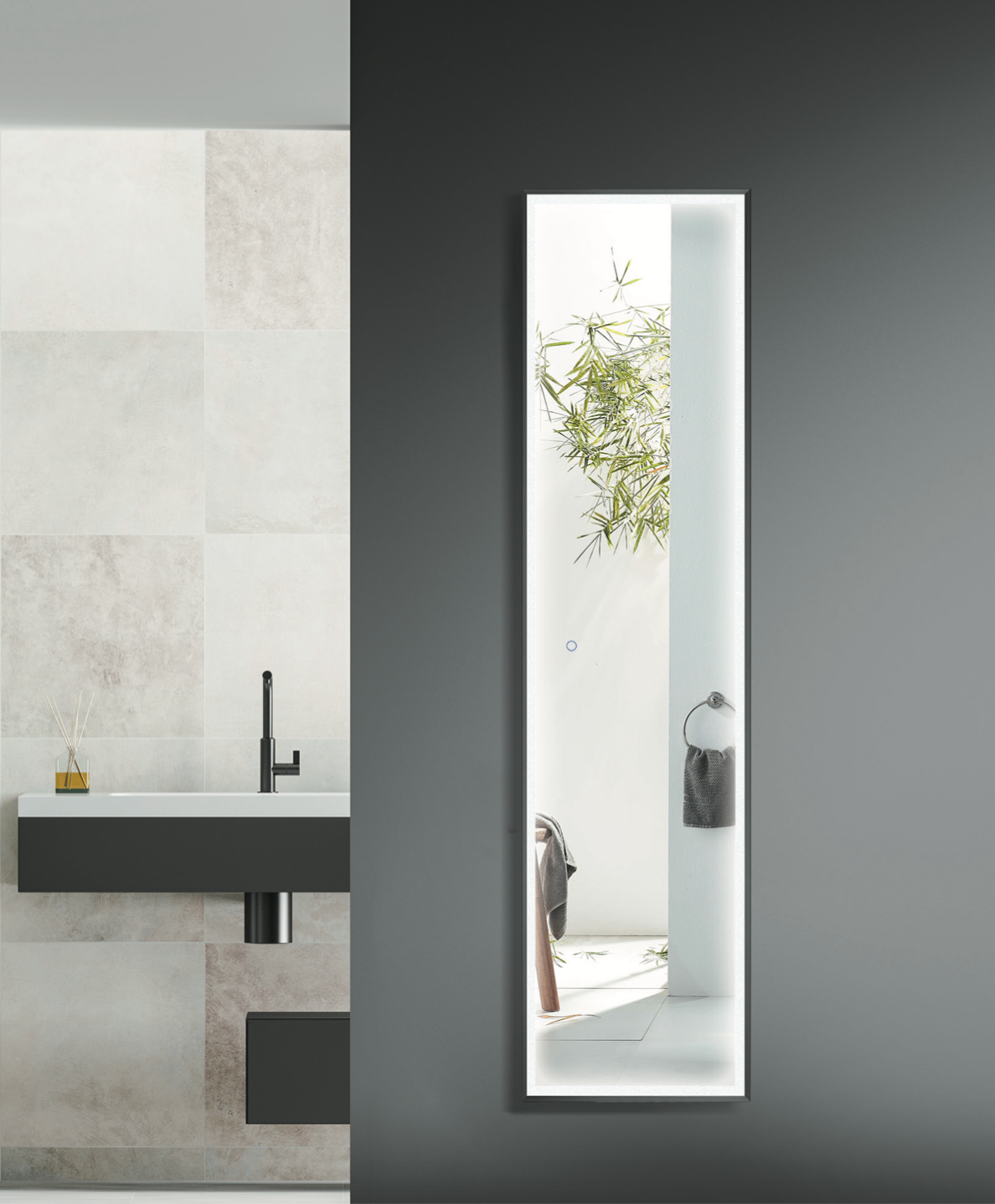 Espejo baño cuadrado luz frontal antivaho Holanda de Ledimex –  Lavabosconestilo
