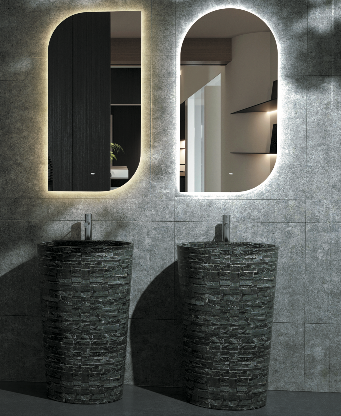 Espejo baño cuadrado retroiluminado antivaho Italia de Ledimex –  Lavabosconestilo