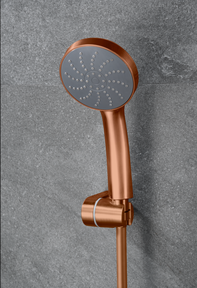 Imex Roma Brushed Rose Gold Bath and Shower Faucets