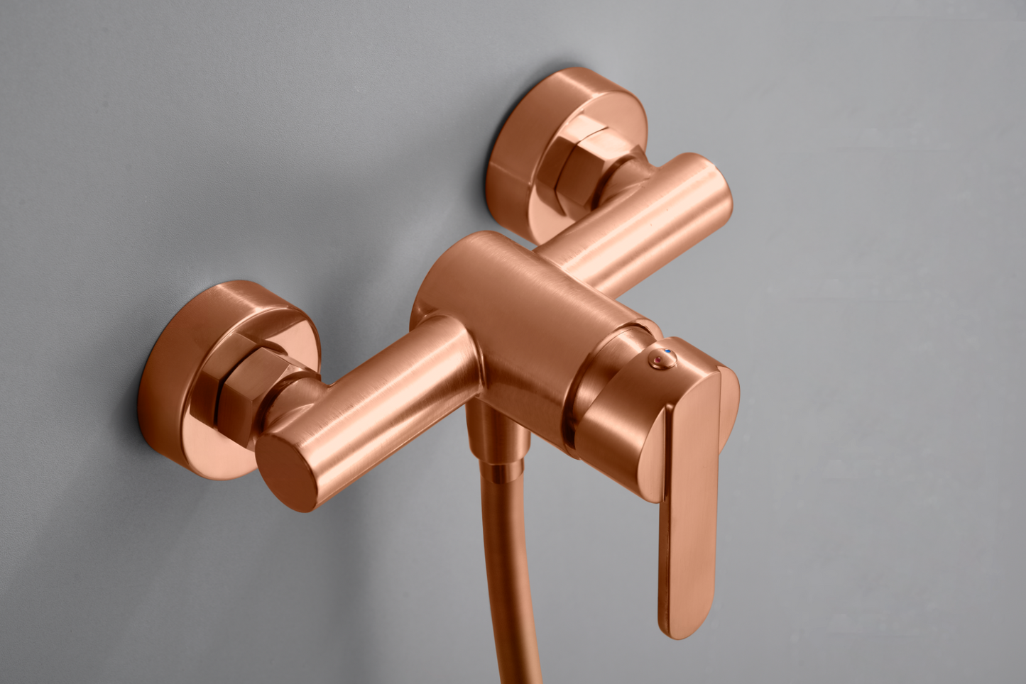 Imex Roma Brushed Rose Gold Single Handle Shower Faucet