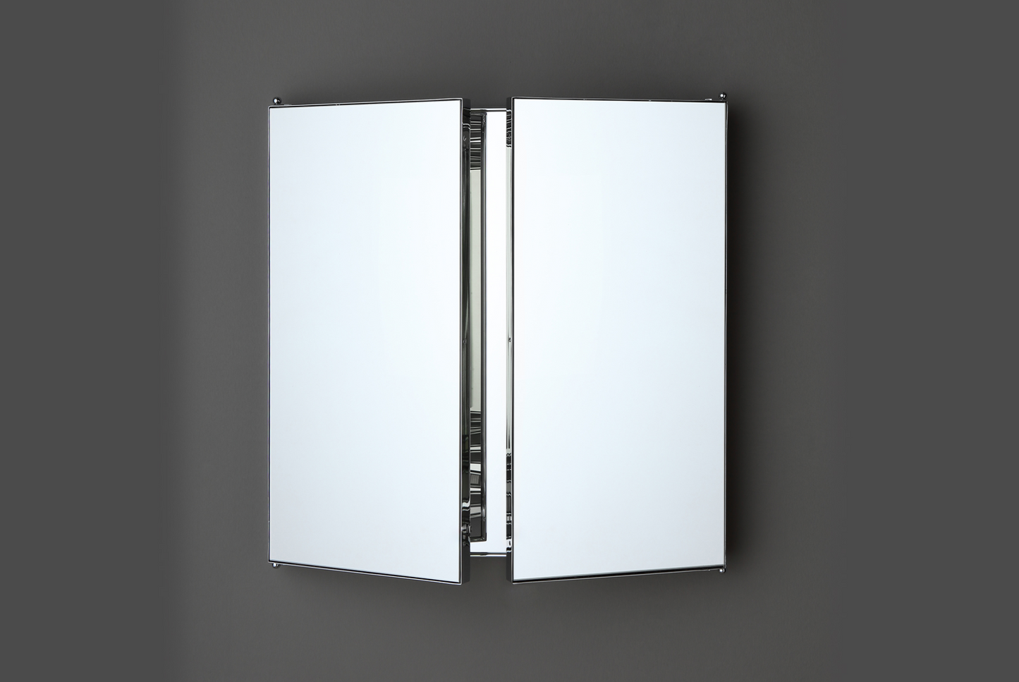Classic style folding rectangular bathroom mirror