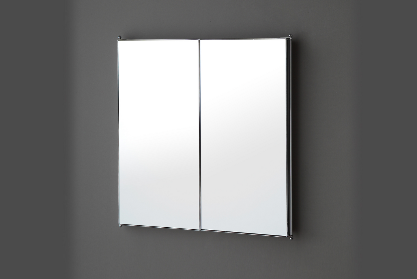 Miroir de salle de bain rectangulaire pliant de style classique