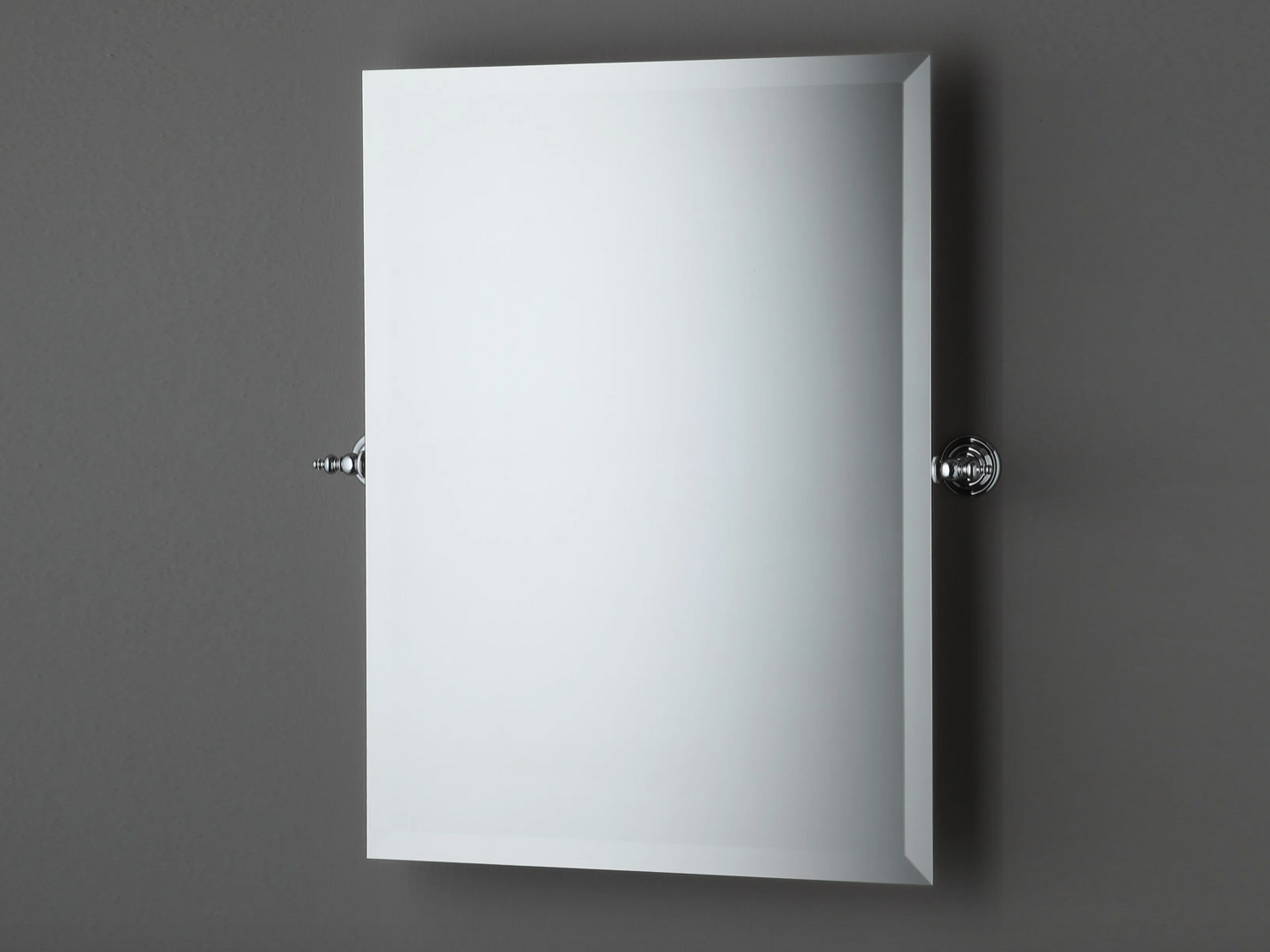 Classic style tilting rectangular bathroom mirror