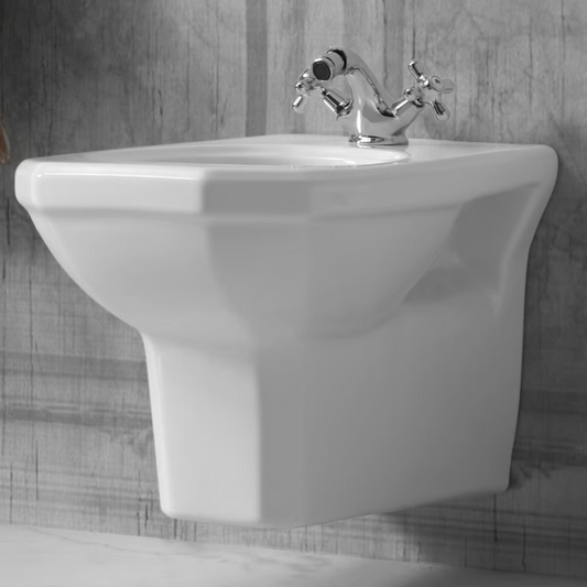 Provence 700 suspended ceramic bidet by Balneo Toscia Classic style