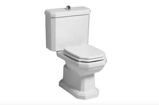 Floor-standing ceramic toilet with Provence 700 monobloc cistern by Balneo Toscia Classic style