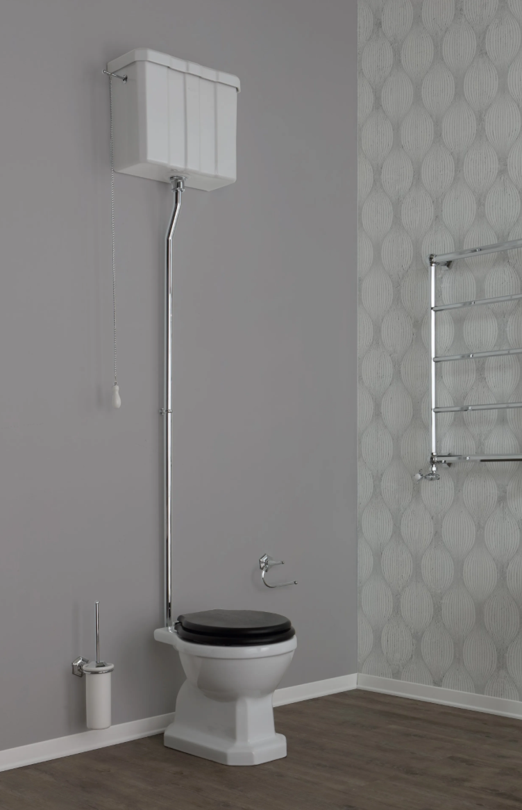 Ceramic floor-standing toilet with high cistern Provence 700 by Balneo Toscia Classic style