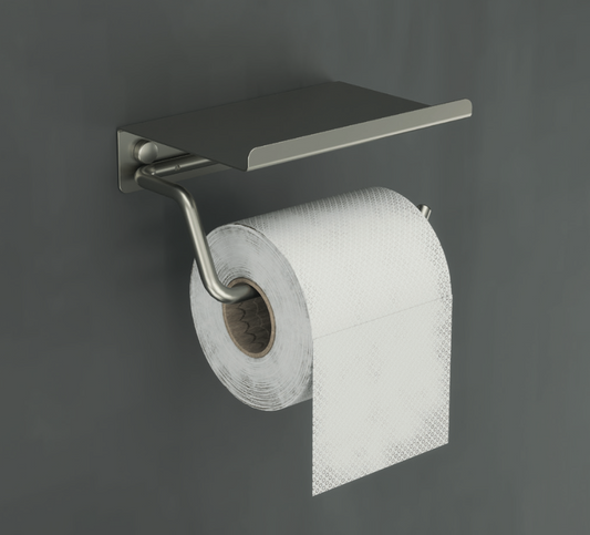 Medimex Essential Series Toilet Paper Holder with Shelf