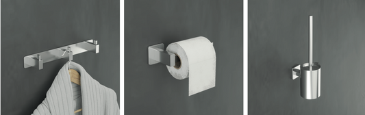 Medimex Technic bathroom accessory set