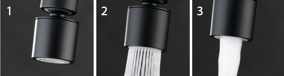 Imex Lyon matte black single-lever kitchen faucet