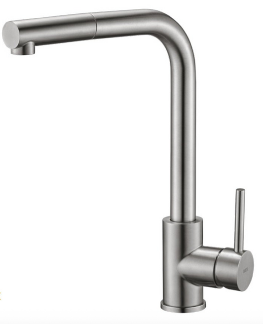Imex Malta S.316 steel single-lever pull-out kitchen faucet