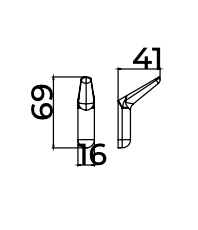 Medimex Aura Hanger - Stainless Steel Double Fixing