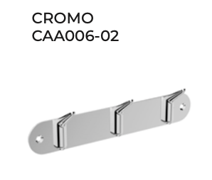 Medimex Aura Triple Hanger - Stainless Steel 3 Hooks