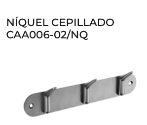 Medimex Aura Triple Hanger - Stainless Steel 3 Hooks